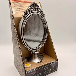 Christian Siriano LED Lighted Mirror Witch Silhouette Gothic Halloween Decor NEW